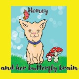 Honey and her butterfly brain - Natalie Jayne Stead - 9781914288999