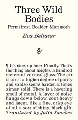 Three Wild Bodies - Eva Baltasar - 9781916751835