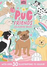 Pug and Friends Colouring Book - Creative Mile - 9781923286122
