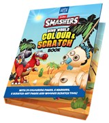 Smashers Dino World Colour and Scratch Book - Creative Mile - 9781923286757