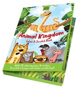 Animal Kingdom Colour and Scratch Book - Creative Mile - 9781923286788