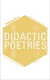 Didactic Poetries - Philippe Beck - 9781937561680
