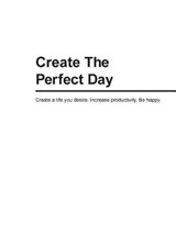 Create The Perfect Day - Jessica Peterson - 9781944913304