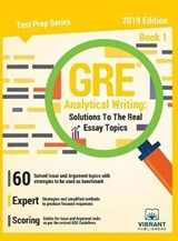 GRE Analytical Writing Solutions to the Real Essay Topics - Book 1 - Vibrant Publishers - 9781949395068