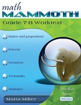 Math Mammoth Grade 7-B Worktext - Maria Miller - 9781954379206