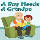 A Boy Needs A Grandpa, Celebrate Your grandpa and Son"s special Bond this Father's Day with this Heartwarming Gift!