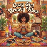 Cozy Girl Groovy Vibes - Cozy Coloring Vibes - 9781965964149