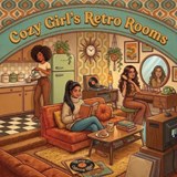 Cozy Girl's Retro Rooms - Cozy Coloring Vibes - 9781965964637