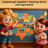 Grandma and Grandpa's Traveling House Postcard Activity Book - Theresa Sarff ; Dave Sarff - 9781971440200