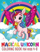 Magical Kawaii Unicorn Coloring Book - Fairyland Books - 9781998058242