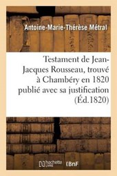 Testament de Jean-Jacques Rousseau