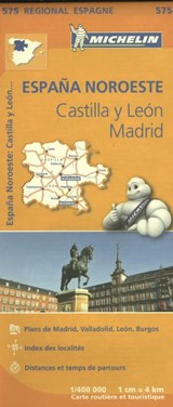 Michelin Wegenkaart 575 Spanje Noordwest - Castilla y León, Madrid - Michelin - 9782067184275