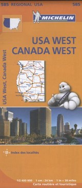 585 USA West  Canada West - Michelin - 9782067184688