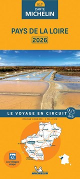 Michelin Wegenkaart 517 Pays de Loire 2026 -  - 9782067269293