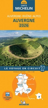 Michelin Wegenkaart 522 Auvergne 2026 -  - 9782067269347