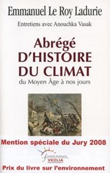 Abrégé d'histoire du climat - Emmanuel Le Roy Ladurie - 9782213644578