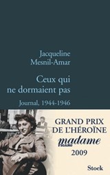 Ceux qui ne dormaient pas - Jacqueline Mesnil-Amar - 9782234065369