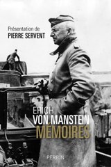 Mémoires - Erich Von Manstein - 9782262061210