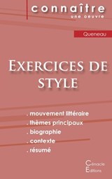 Fiche de lecture Exercices de style de Raymond Queneau (Analyse litteraire de reference et resume complet) - QUENEAU,  Raymond - 9782367888408
