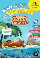 Cahier de vacances Grizzy et les lemmings - CP vers le CE1 - Aurore Meyer - 9782401124875