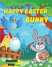 Happy Easter Bunny Coloring Book