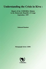 Understanding the Crisis in Kivu - MAMDANI,  Mahmood - 9782869781030