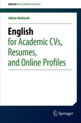 English for Academic CVs, Resumes, and Online Profiles - Adrian Wallwork - 9783030110895