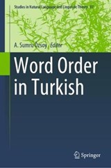 Word Order in Turkish - A. Sumru OEzsoy - 9783030113841