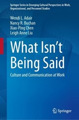 What isn’t being said - Wendi L. Adair ; Nancy R. Buchan ; Xiao-Ping Chen ; Leigh Anne Liu - 9783031536441