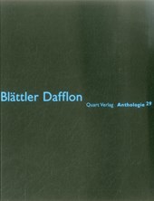 Blattler Dafflon: Anthologie 29: German Text