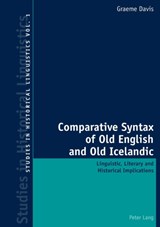 Comparative Syntax of Old English and Old Icelandic - Graeme Davis - 9783039102709