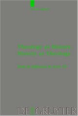 Theology as History, History as Theology - Shauf, Scott - 9783110183955