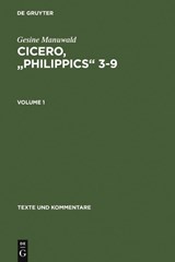 Cicero, "Philippics" 3-9 - Manuwald, Gesine - 9783110193251