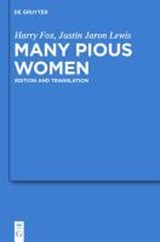 Many Pious Women - FOX,  Harry ; Lewis, Justin Jaron - 9783110262056