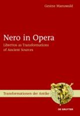 Nero in Opera - MANUWALD,  Gesine - 9783110317138