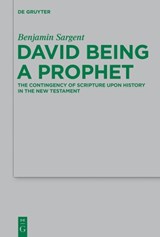 David Being a Prophet - SARGENT,  Benjamin - 9783110358896