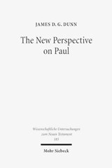 The New Perspective on Paul - James D. G. Dunn - 9783161495182