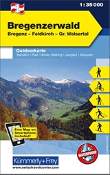 KuF Österreich Outdoorkarte 01 Bregenzerwald 1 : 35 000 -  - 9783259007105