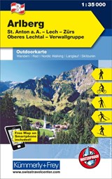 KuF Österreich Outdoorkarte 03 Arlberg 1 : 35 000 -  - 9783259007129