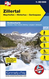 KuF Österreich Outdoorkarte 09 Zillertal 1 : 50 000 -  - 9783259007181