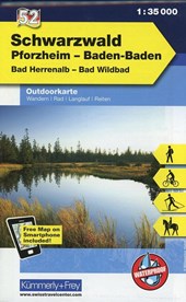 KuF Deutschland Outdoorkarte 52 Schwarzwald 1 : 35 000