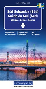 Süd-Schweden (Süd) Nr. 01 Regionalkarte Schweden 1:250 000 -  - 9783259018088