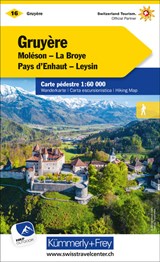 16 Gruyère wandelkaart 1:60.000 -  - 9783259022160