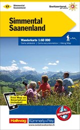 Simmental / Saanenland 1:60.000 Wanderkarte - wandelkaart Zwitserland  -  - 9783259022177