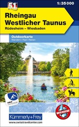 Rheingau Westlicher Taunus Rüdesheim, Wiesbaden, Nr. 51 Outdoor Deutschland 1:35 000 -  - 9783259025734