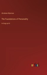 The Foundations of Personality - Abraham Myerson - 9783368402730