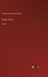 Vinaya Texts - Thomas William Rhys Davids - 9783368636777