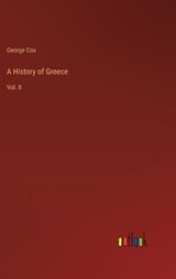 A History of Greece - COX,  George - 9783368802912