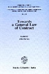 Towards a General Law of Contract -  - 9783428068098