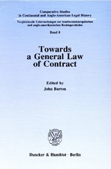 Towards a General Law of Contract -  - 9783428068098